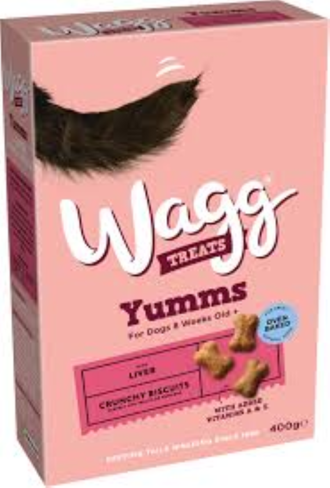 WAGG DOG BISCUITS LIVER 400G